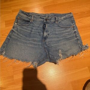 American Eagle Outfitters Frayed Hem Jean Shorts